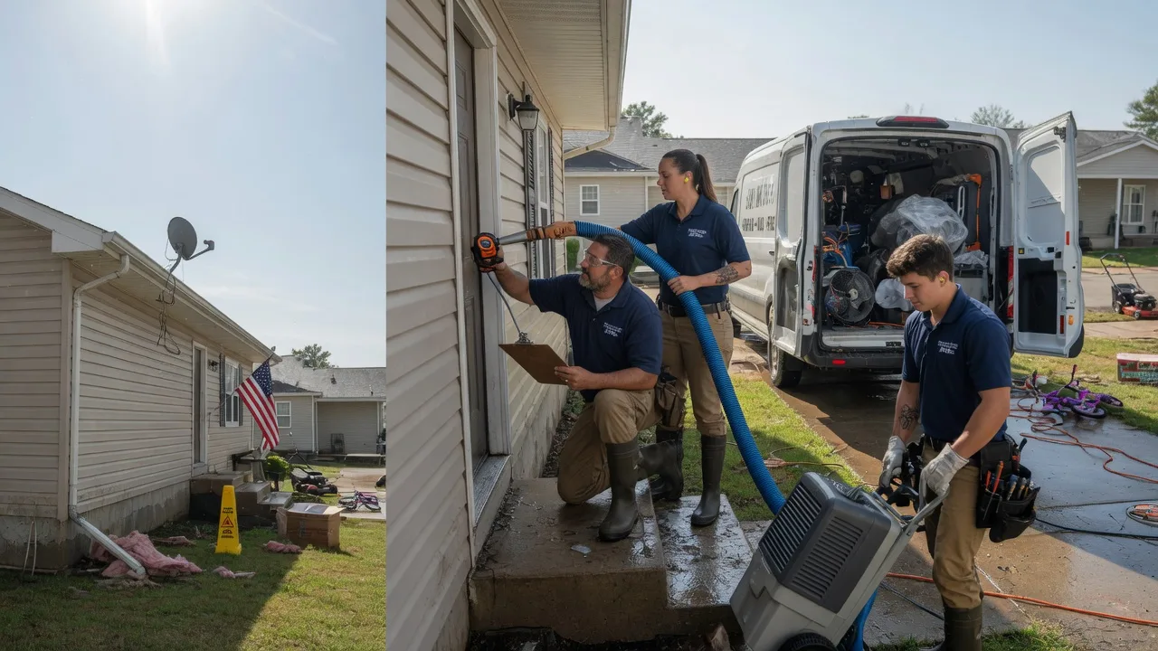 Ceiling Water Damage Restoration in Villisca, IA near me